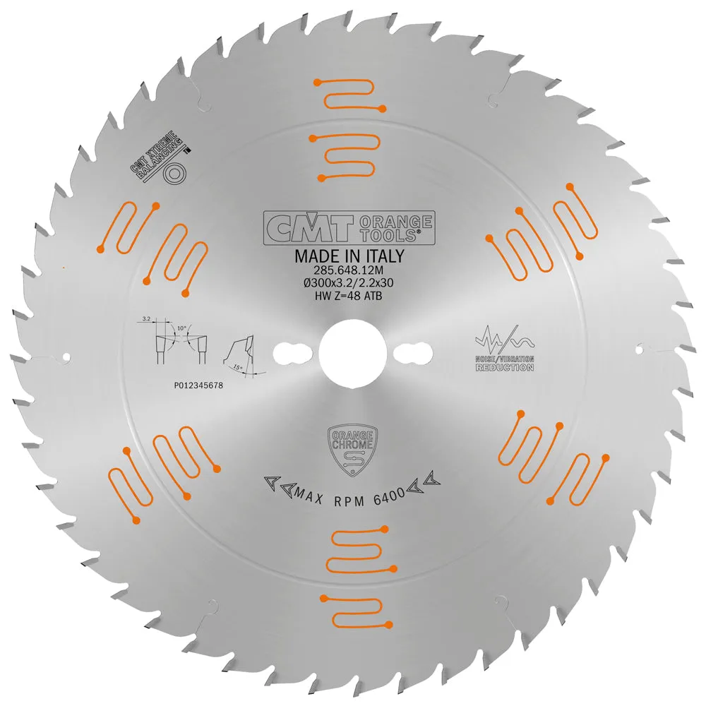 CMT Orange Tools 285.660.16M HEAVY-DUTY GENERAL PURPOSE 400x0.137”/0.098”x30mm T=60 ATB