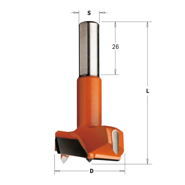 CMT Orange Tools 369.160.11 HINGE BORING BIT 16x70mm  RH