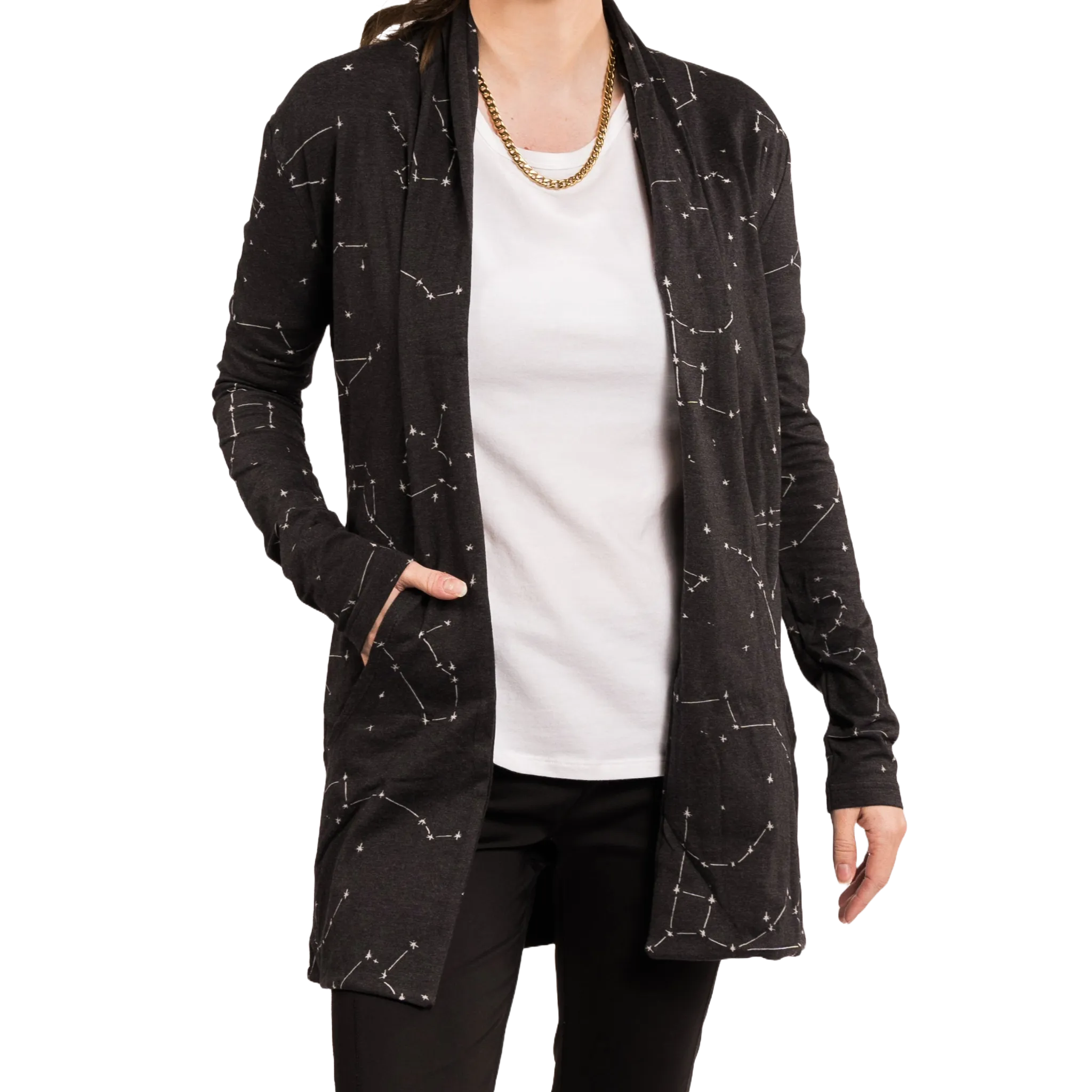 Constellations Burnout Cardigan