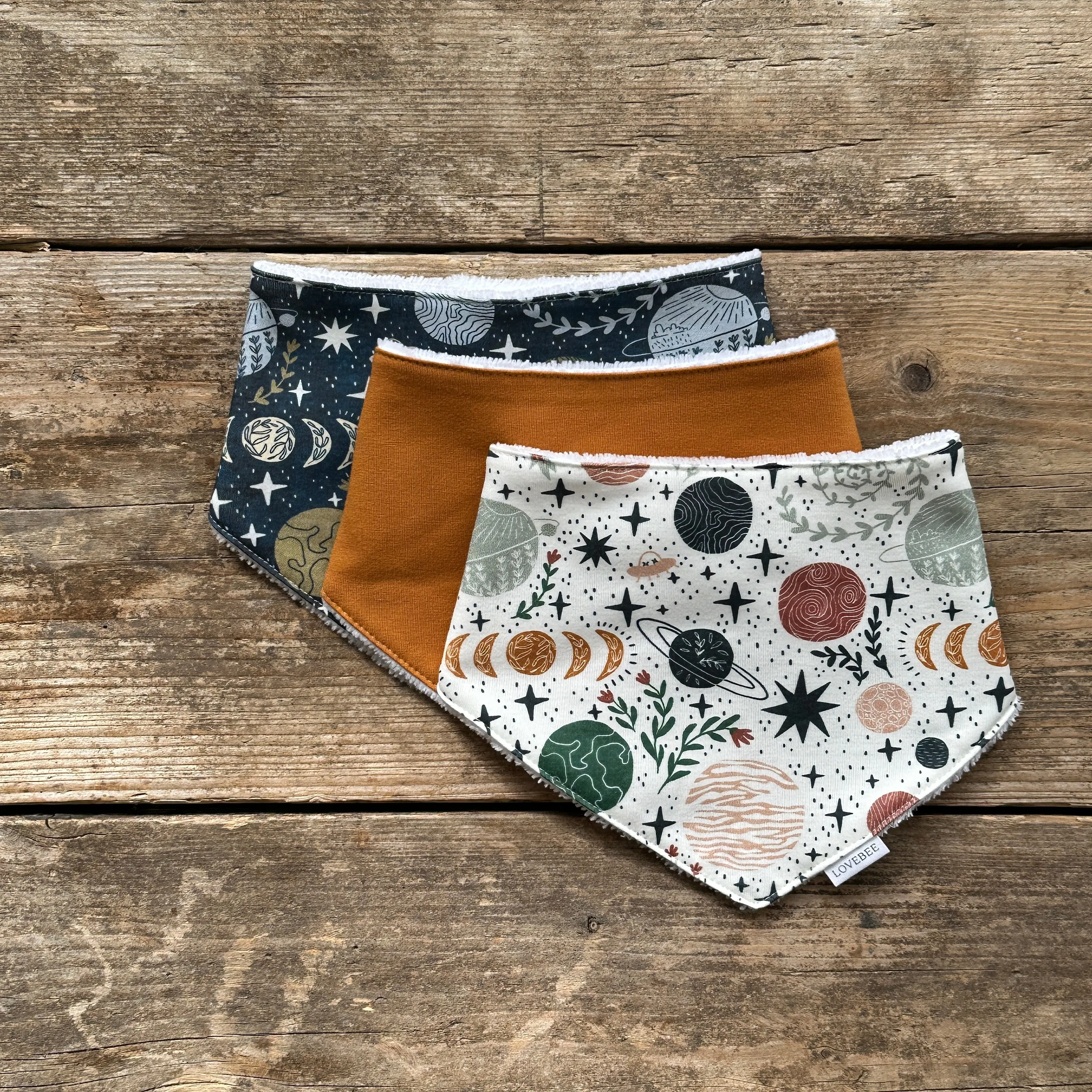 Cosmic 3 Set Dribble Bibs