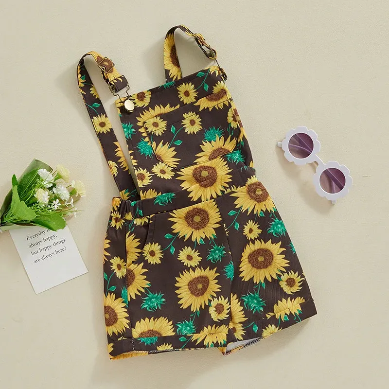 Daisy/Sunflower Dungarees