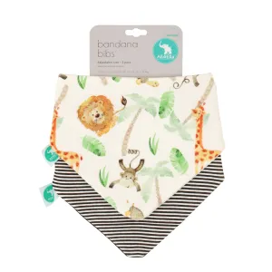 Dribble Bandana Bib 2 Pack - Jungle