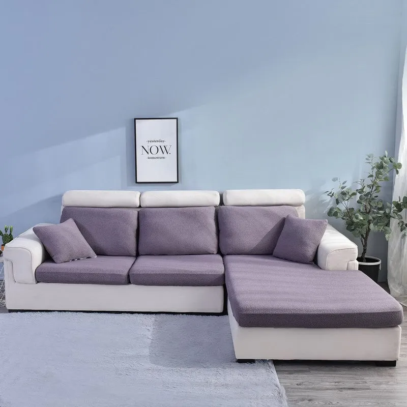 Elegant Cobble Waterproof Sectional Sofa Cover