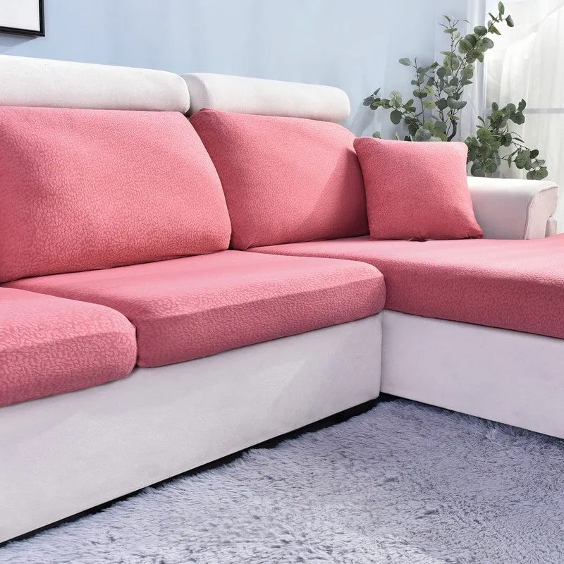 Elegant Cobble Waterproof Sectional Sofa Cover