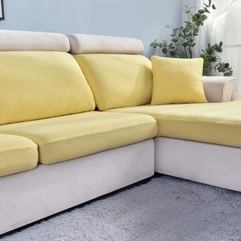 Elegant Cobble Waterproof Sectional Sofa Cover