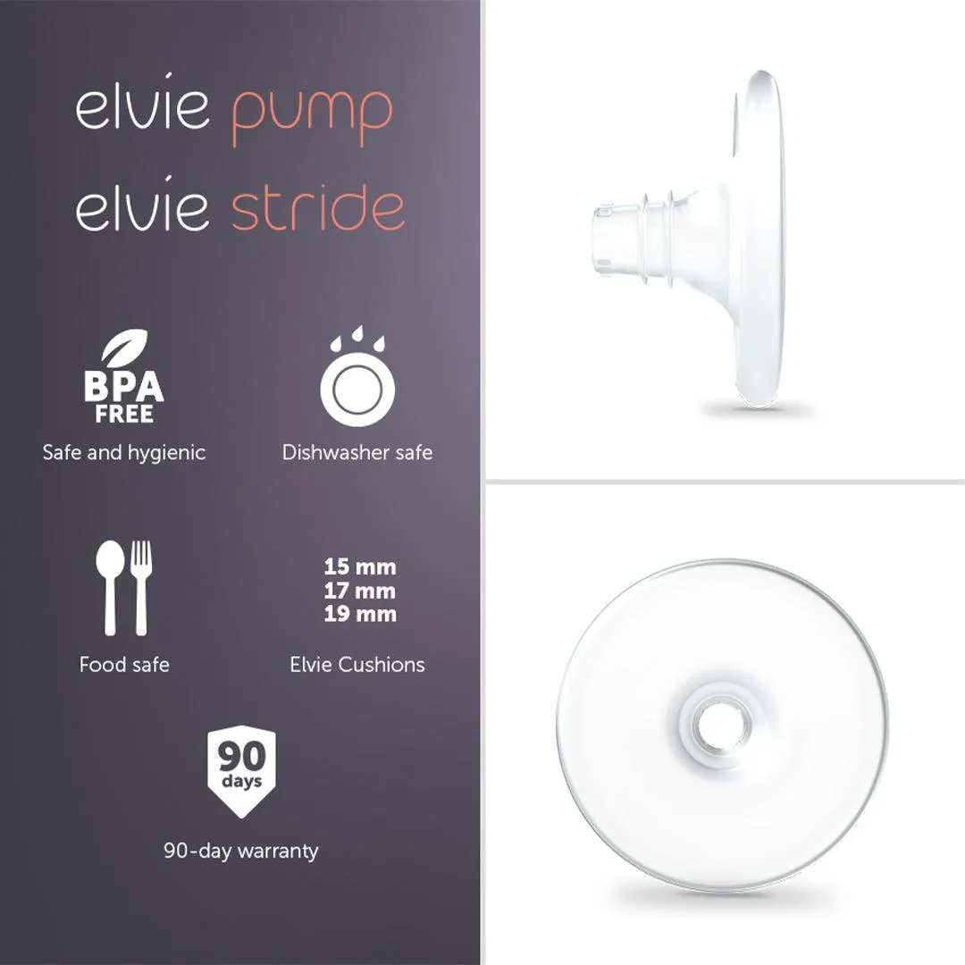 Elvie Pump & Stride Nipple Cushion - 2 Pack - Small