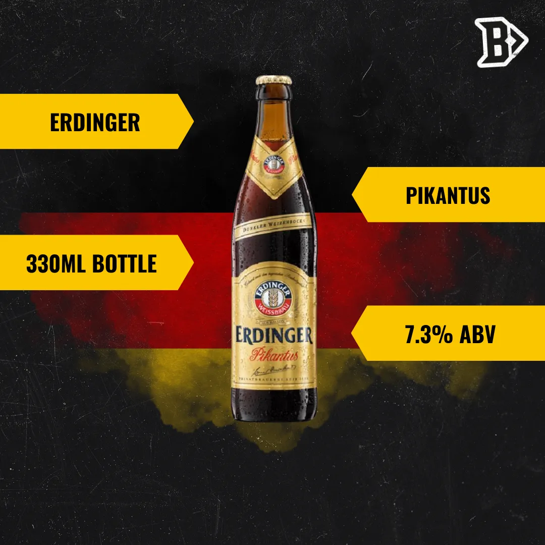 Erdinger Pikantus Strong German Wheat Beer 500ml Bottles - 7.3% ABV (12 Pack)