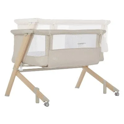 Evolur Stellar Bed-side Sleeper and Bassinet - Beige