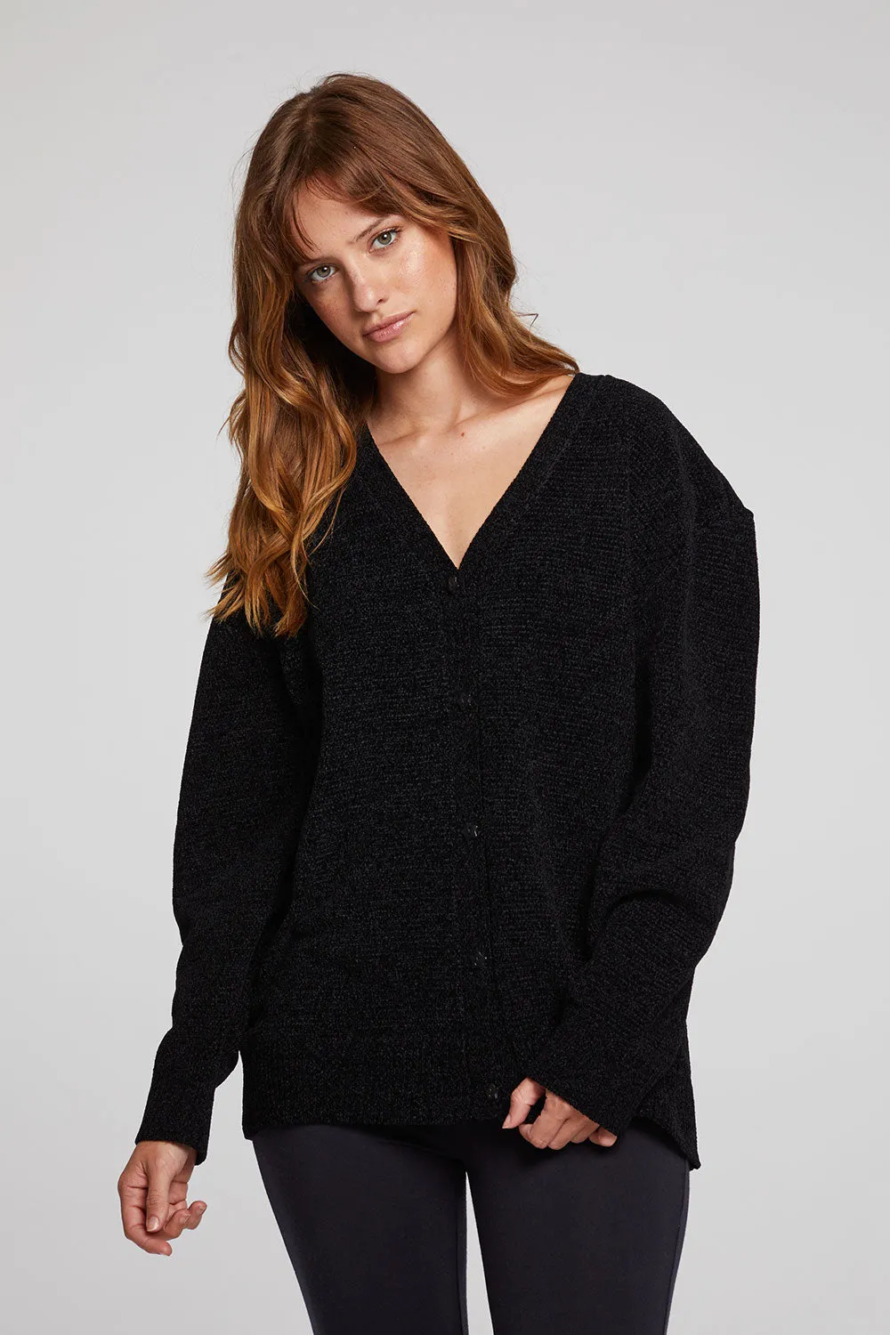 Fairfax Licorice Cardigan