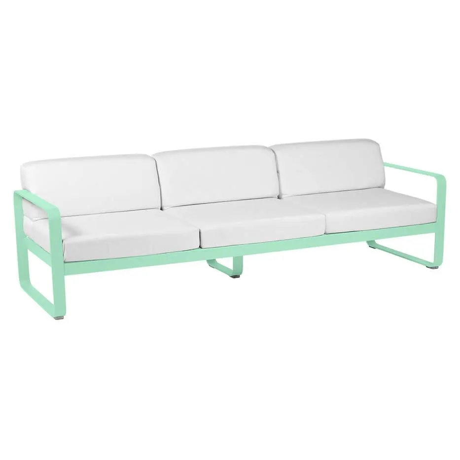 Fermob Bellevie Sofa 3-Seater with Premium Cushions