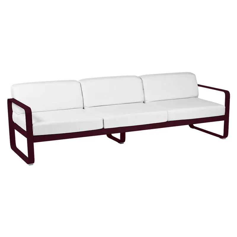 Fermob Bellevie Sofa 3-Seater with Premium Cushions