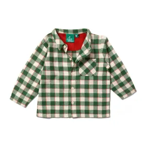 Fern Green Check Long Sleeve Shirt