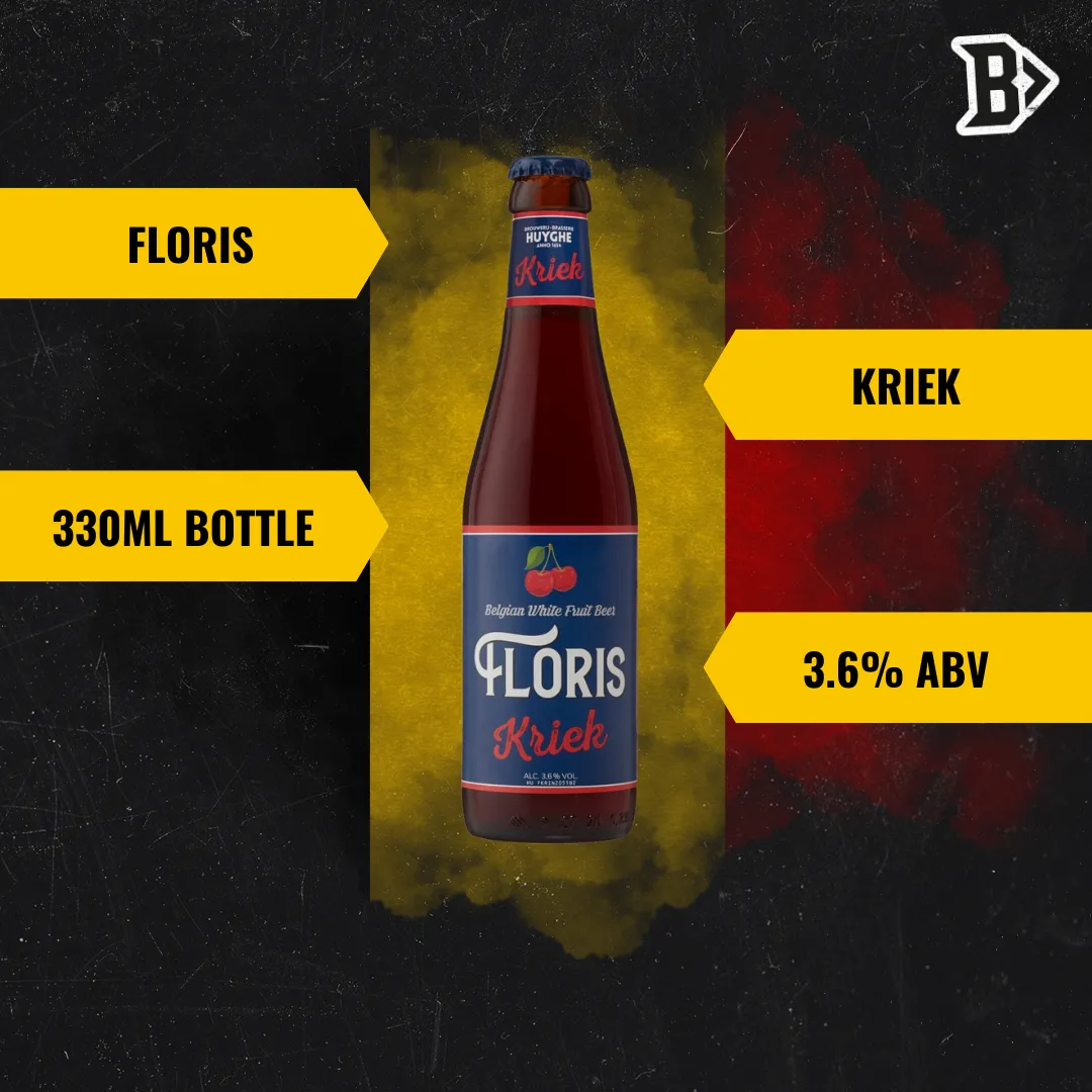 Floris Kriek Belgian Fruit Beer 330ml Bottles - 3.6% ABV (12 Pack)