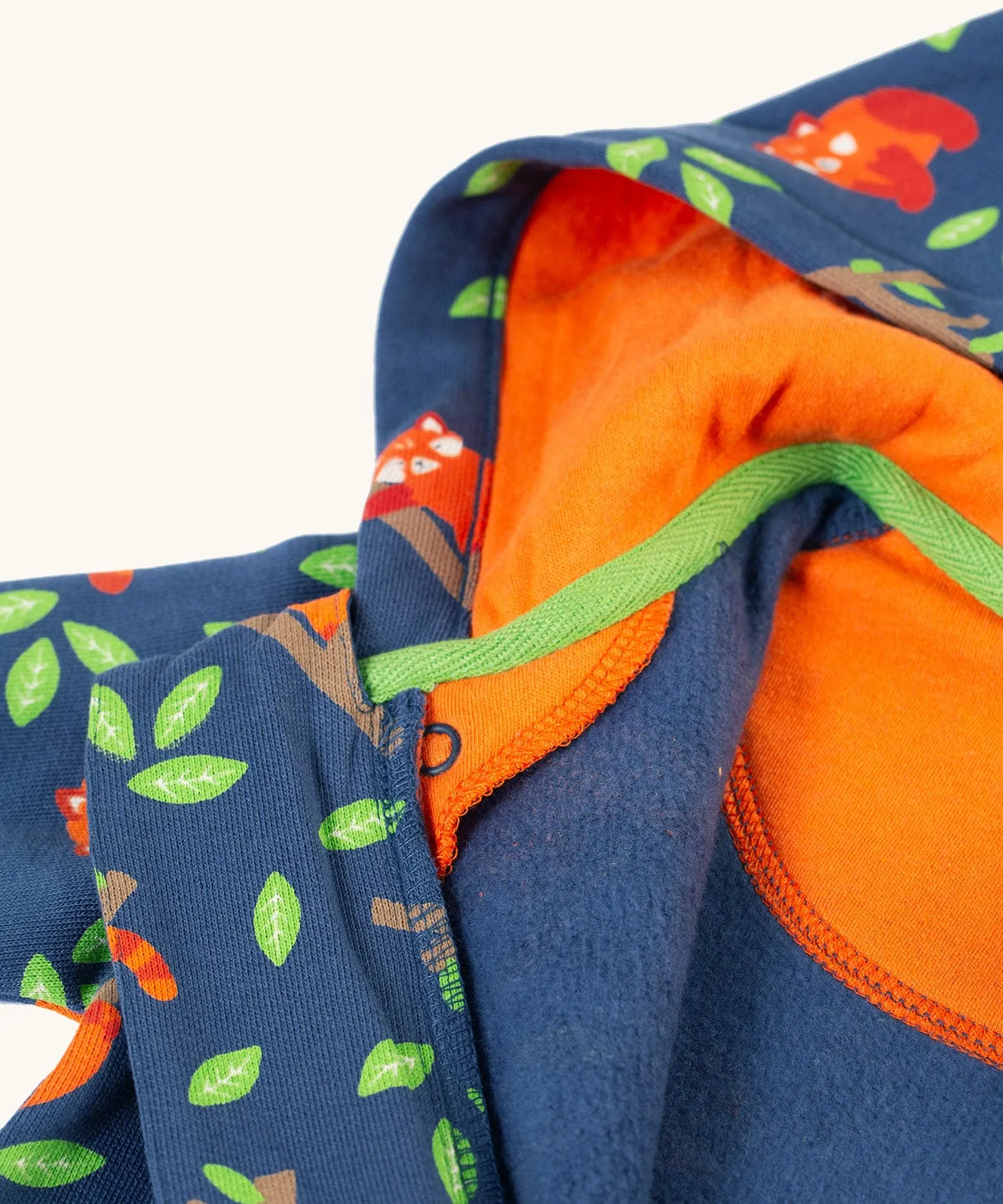 Frugi Snuggle Suit - Red Panda Pals