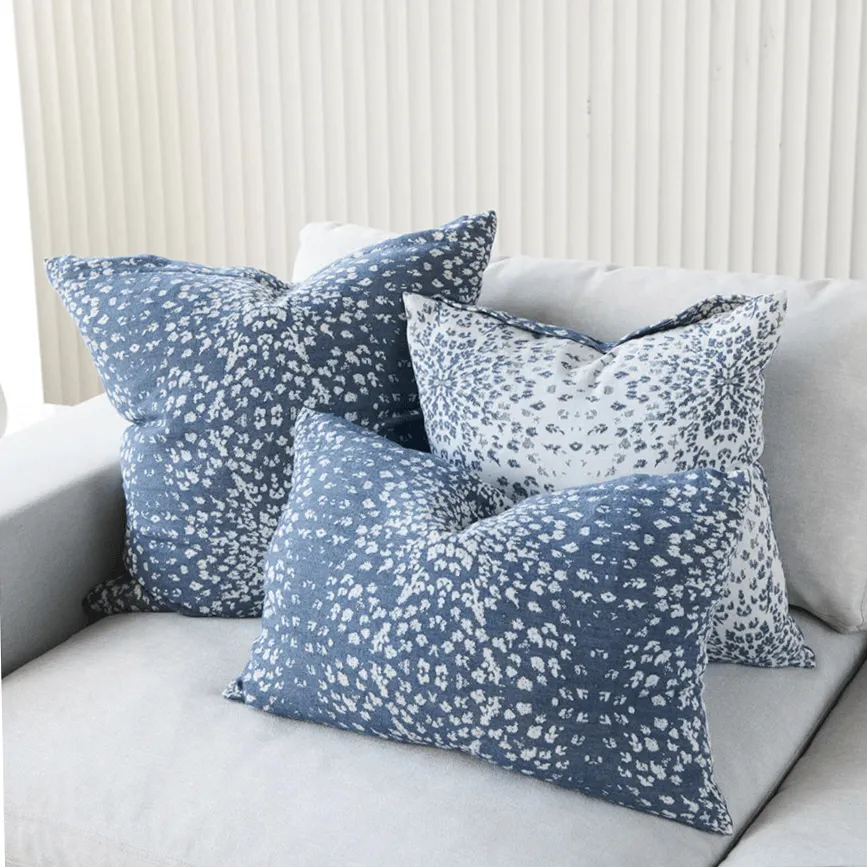 Glacier Reversible Cushion | Navy.White 50x50cm