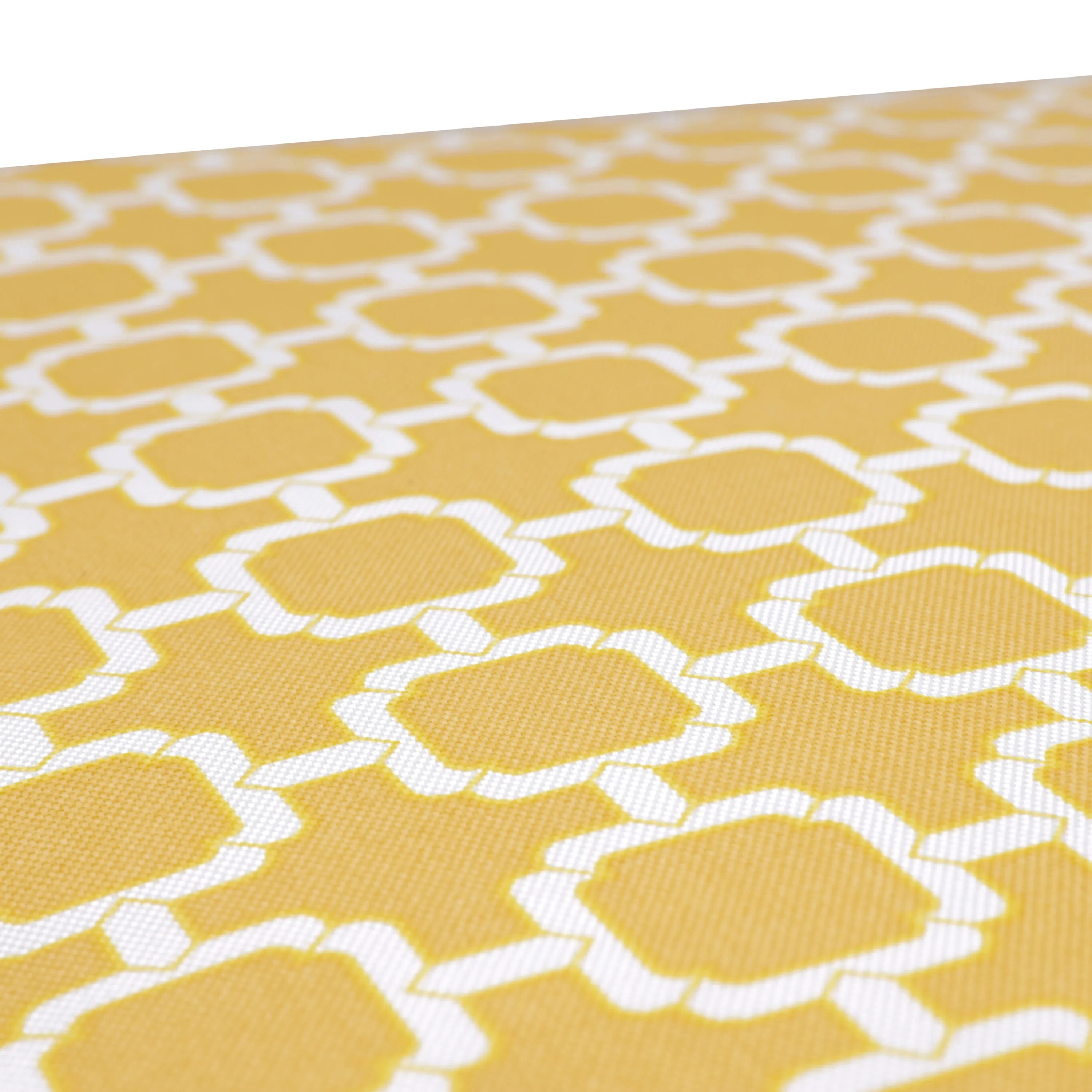 Hockley Yellow Tufted Seat Cushions