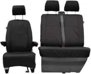 Honda Accord Saloon 2nd Row Tailored Waterproof Seat Covers 2 1 MY2008-2012 - RHD In BLACK