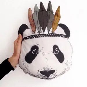 Indian Panda Cushion