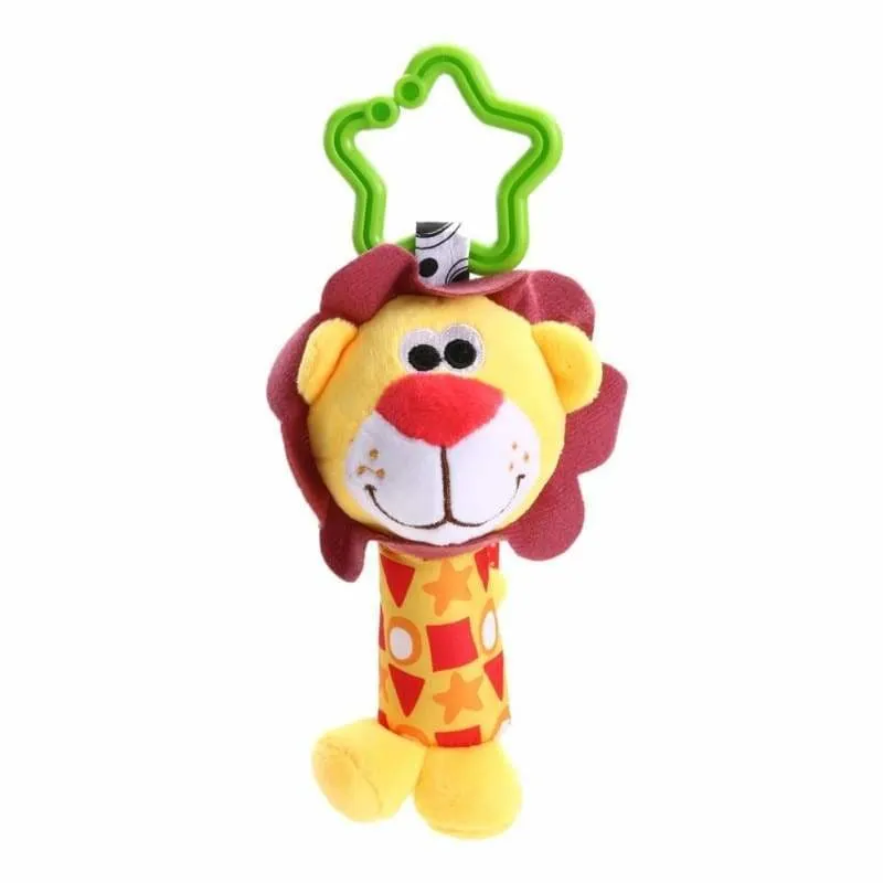 Infant Soft Cute  Animal Handbells for kids