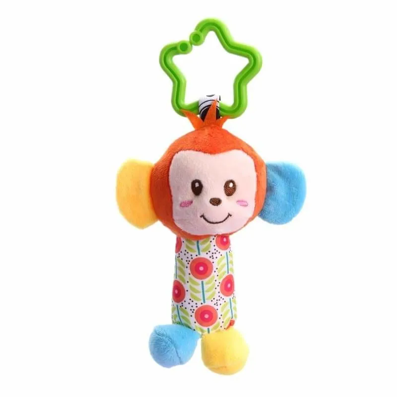 Infant Soft Cute  Animal Handbells for kids