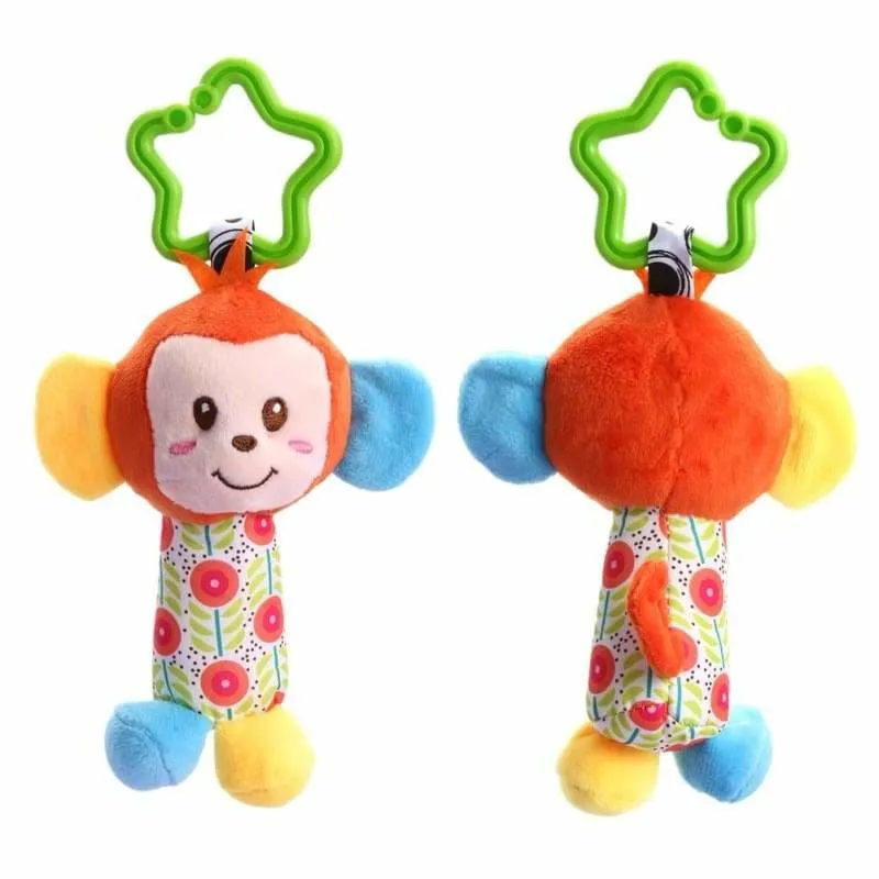 Infant Soft Cute  Animal Handbells for kids