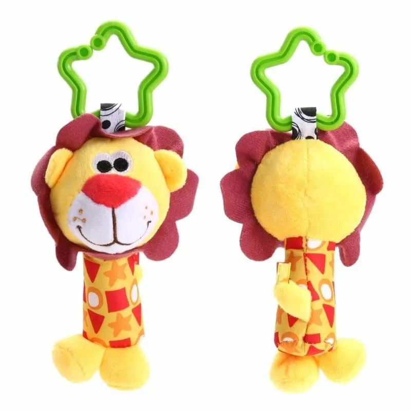 Infant Soft Cute  Animal Handbells for kids