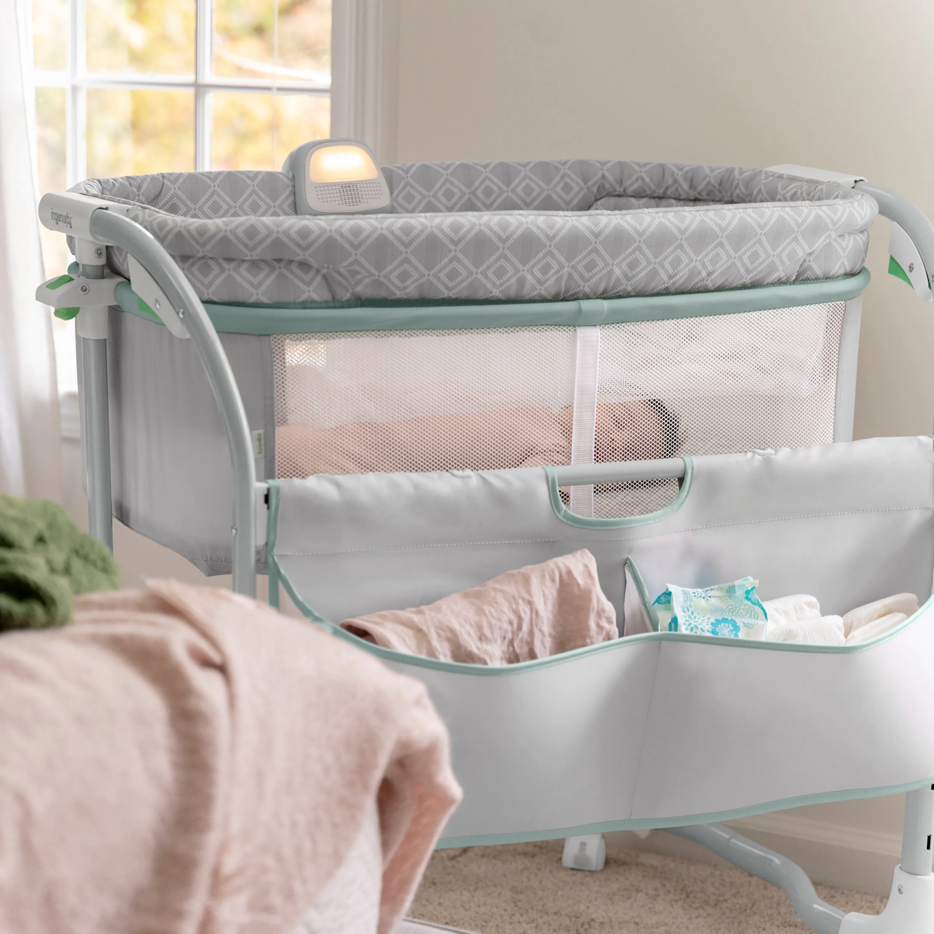 Ingenuity Dream & Grow Bedside Bassinet, Tesse