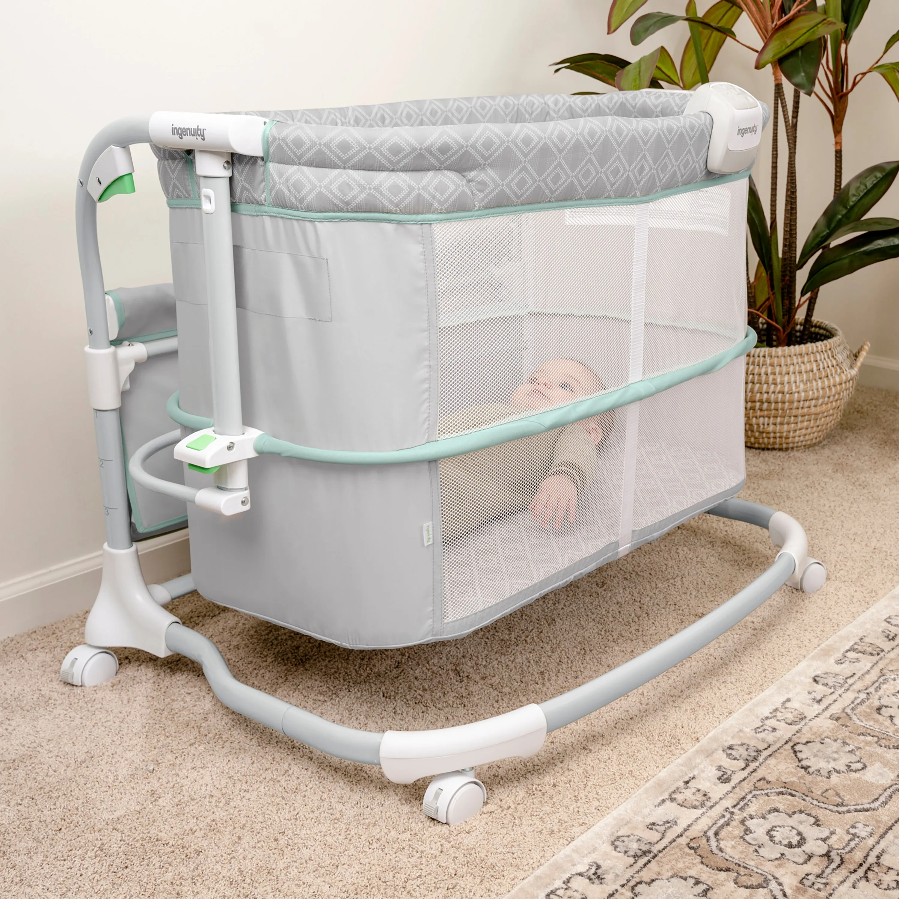 Ingenuity Dream & Grow Bedside Bassinet, Tesse