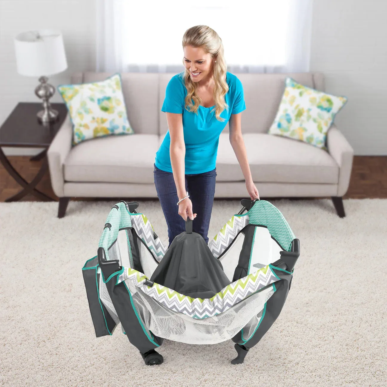 Ingenuity Smart and Simple Playard - Ridgedale