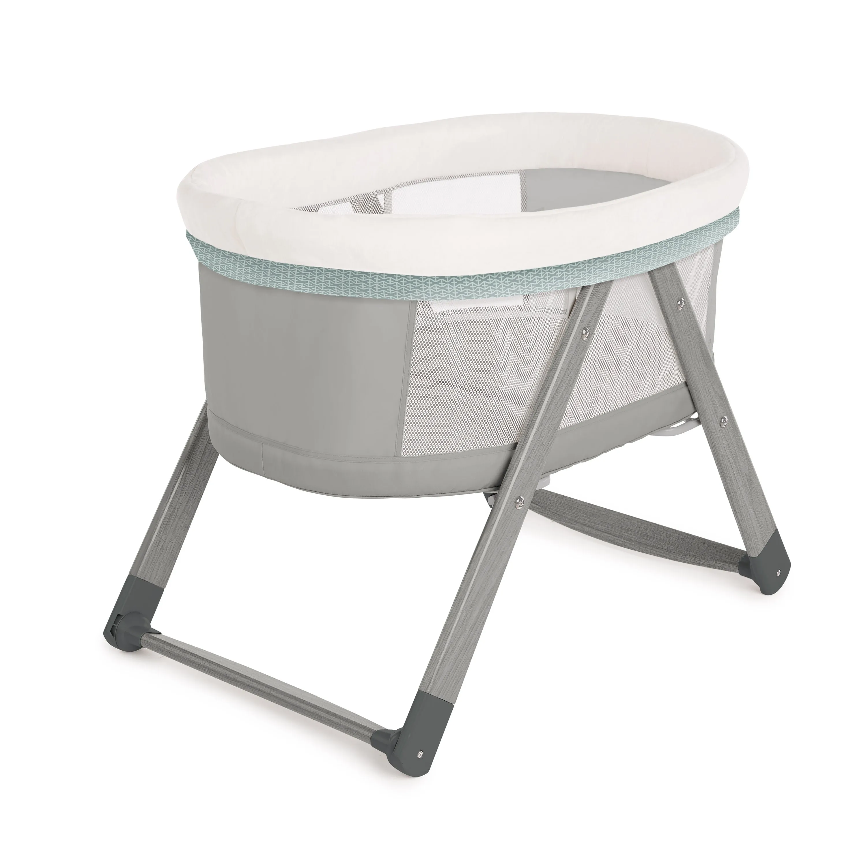 Ingenuity Wood FoldAway Rocking Bassinet Classic, Wallace