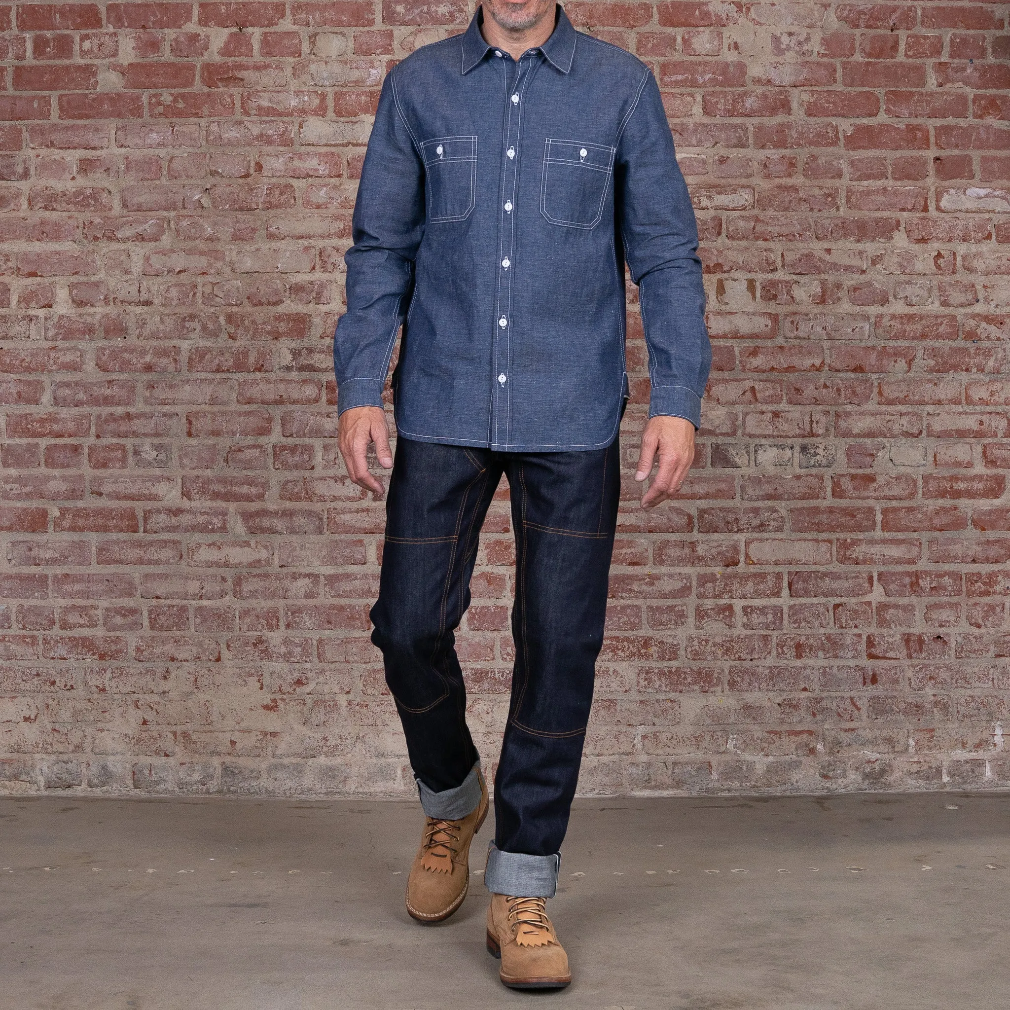 Iron Horse 7.5oz Selvage Chambray Work Shirt