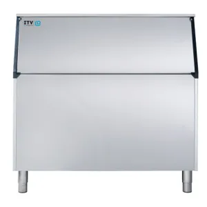 ITV ICE MAKERS S-900 with 48-Inch Ice Storage Bin and 858 lbs Capacity