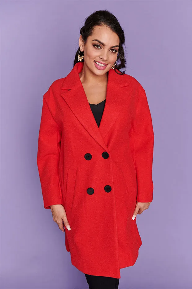 Julie Red Jacket