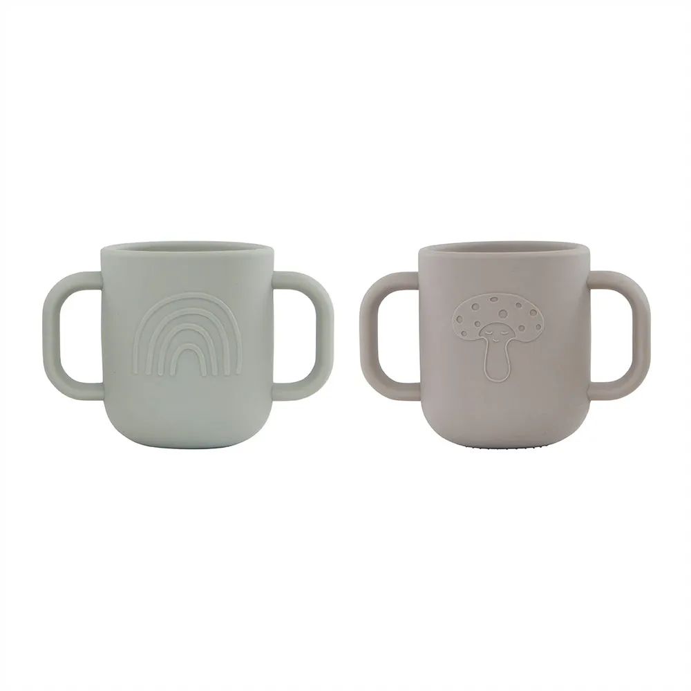 Kappu Cup - Pack of 2 - Clay / Pale Mint