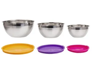 L. Gourmet Stainless Steel Bowl Set 6pc