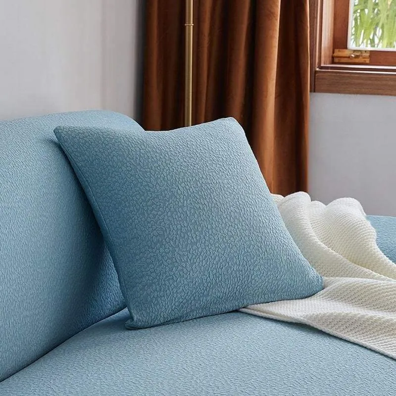 Light Blue Waterproof Couch Cover