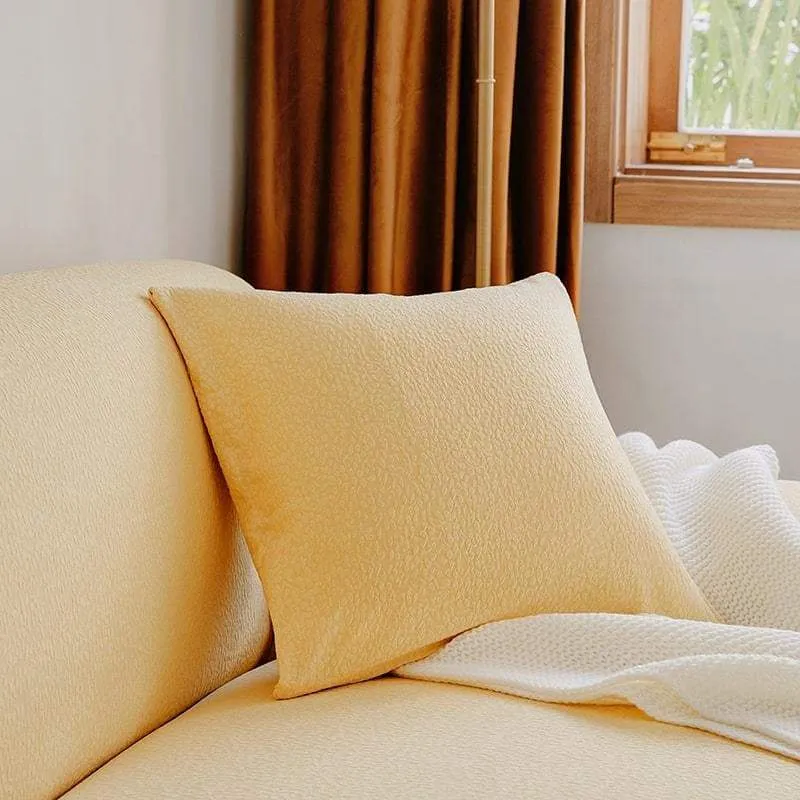 Light Yellow Waterproof Couch Cover