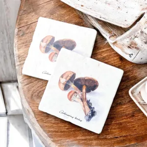 Limestone Mushroom Coaster Sets