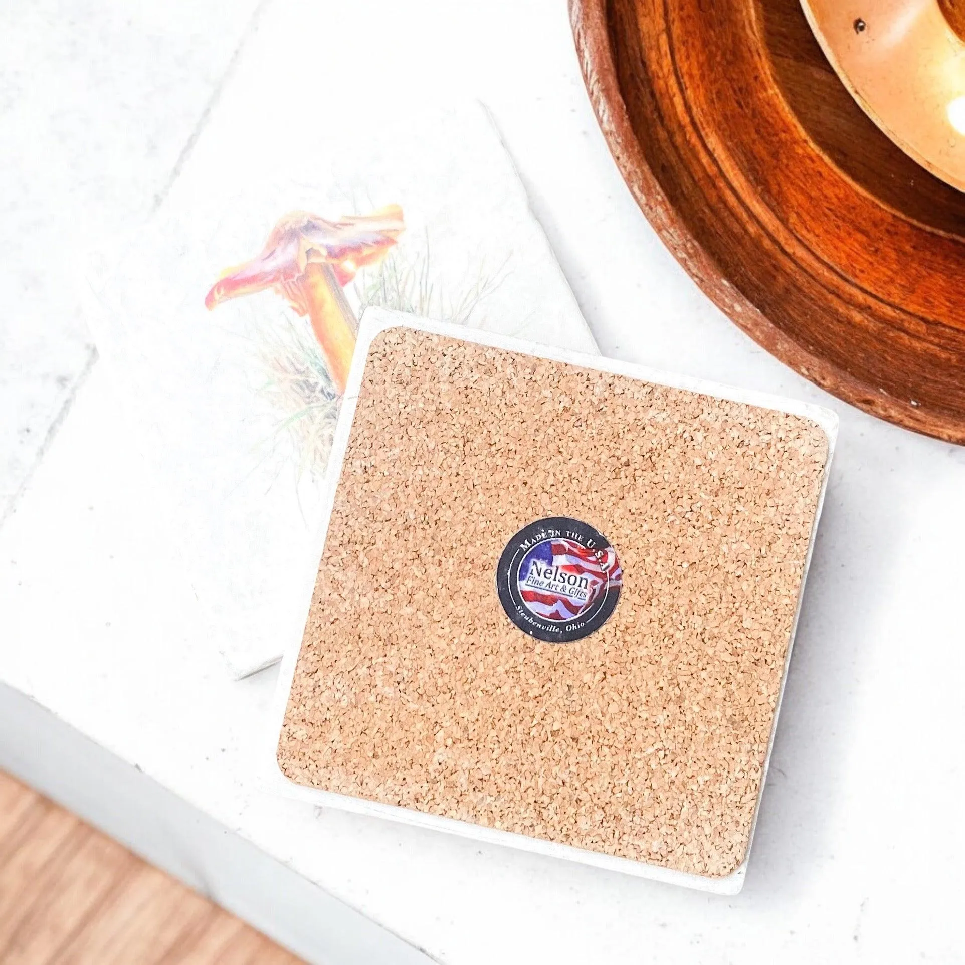 Limestone Mushroom Coaster Sets