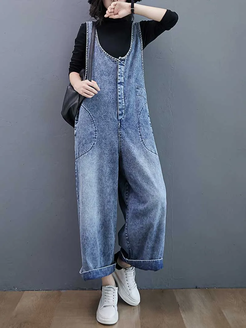 Look Good Denim Overall Dungarees