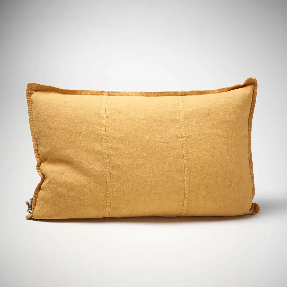 Luca Turmeric Linen Cushion