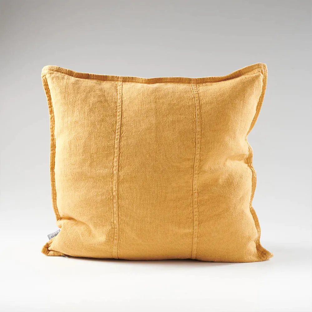 Luca Turmeric Linen Cushion