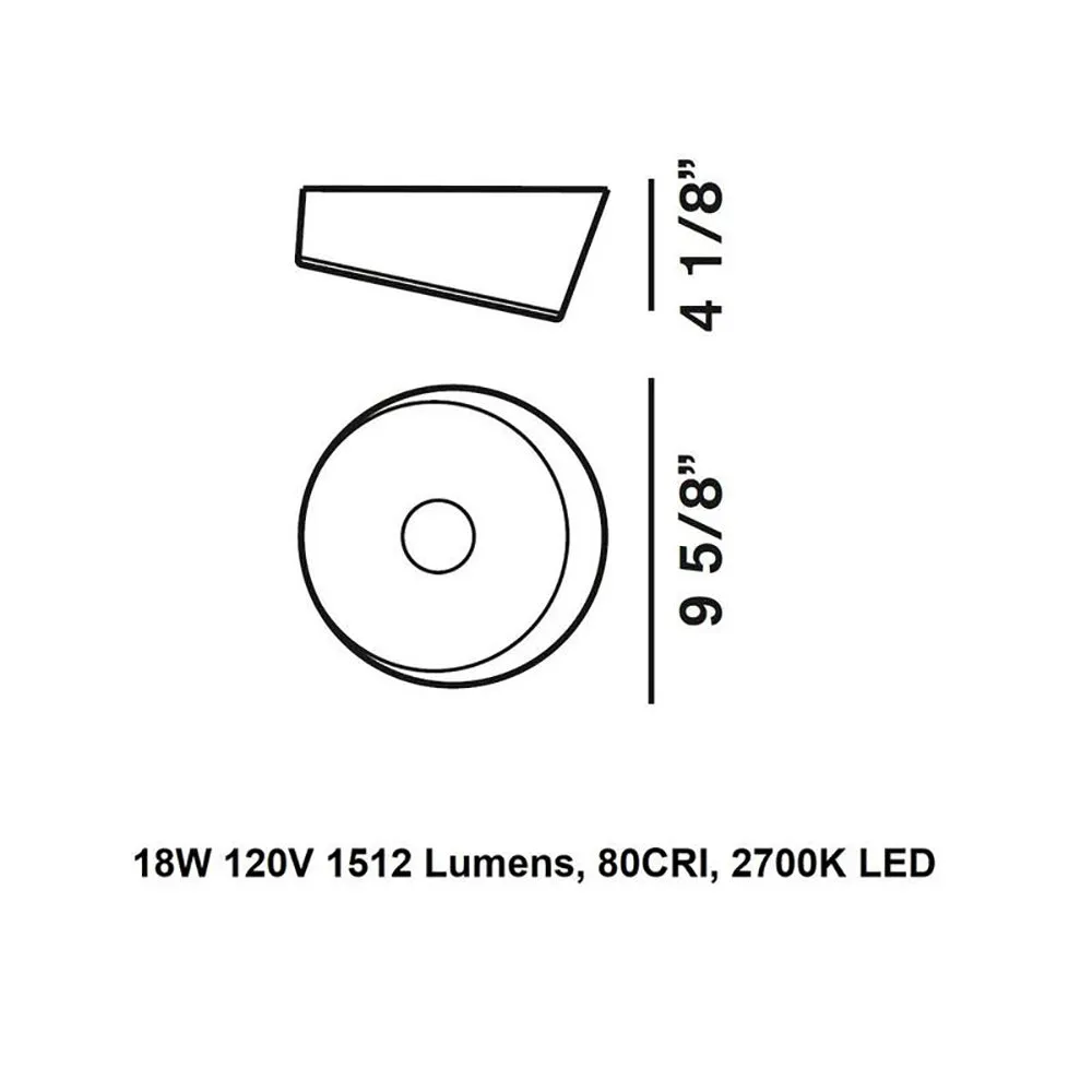 Lumiere XX LED Wall or Ceiling Light