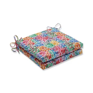 Make It Rain Zinnia Squared Corners Seat Cushion 20X20X3 (Set Of 2)