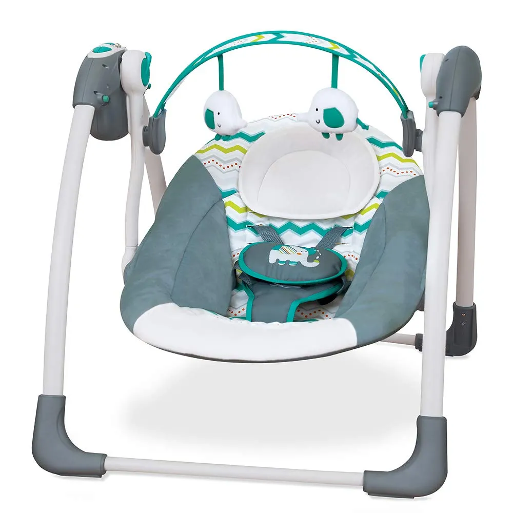 Mastela Deluxe Portable Baby Swing Toddler Swing- Blue