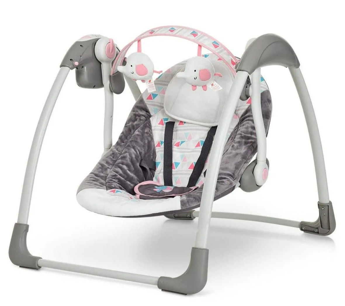 Mastela Deluxe Portable Baby Swing Toddler Swing- Pink