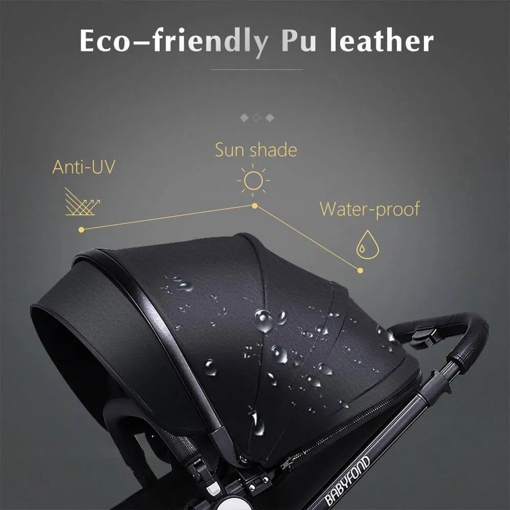 Modern Stylish Aluminium 3 in 1 Two way Baby Stroller