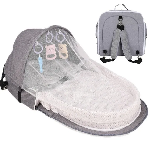 Mosquito Net Sleeping Basket with Toys