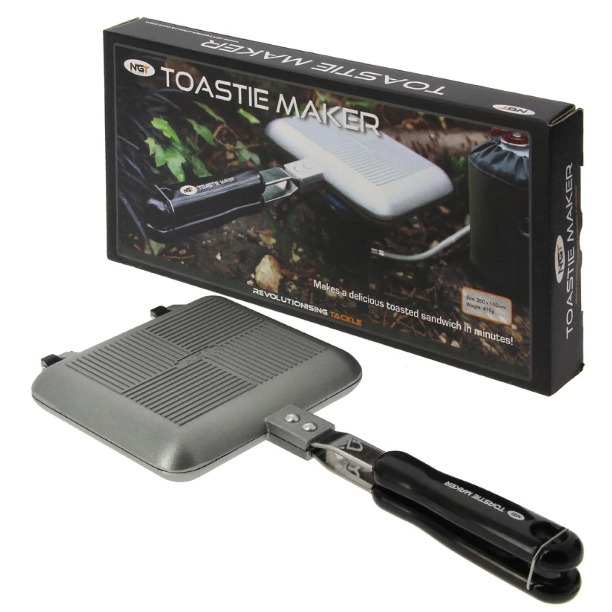 NGT Touster Toastie Maker Toaster, Silber, M