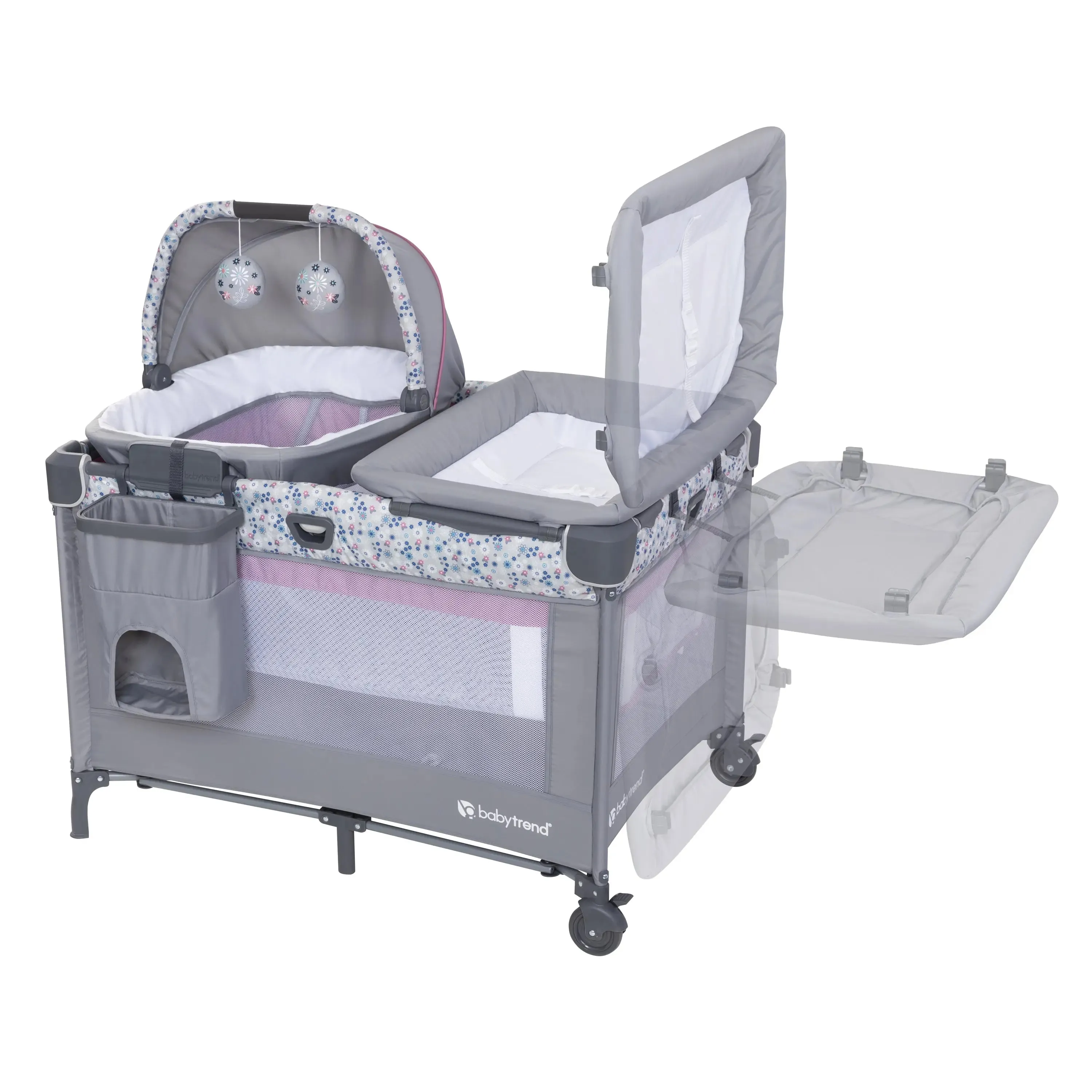 Nursery Den Playard with Rocking Cradle